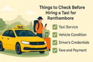 Things to Check Before Hiring a Taxi for Ranthambore