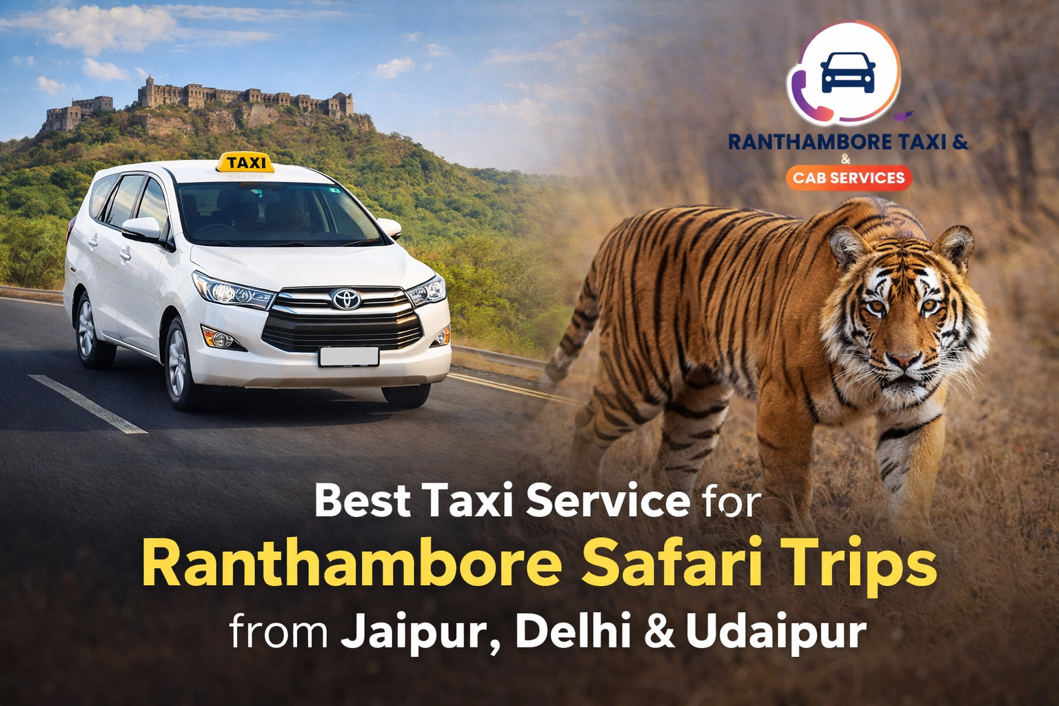 Best Taxi Service for Ranthambore Safari Trips from Jaipur, Delhi & Udaipur