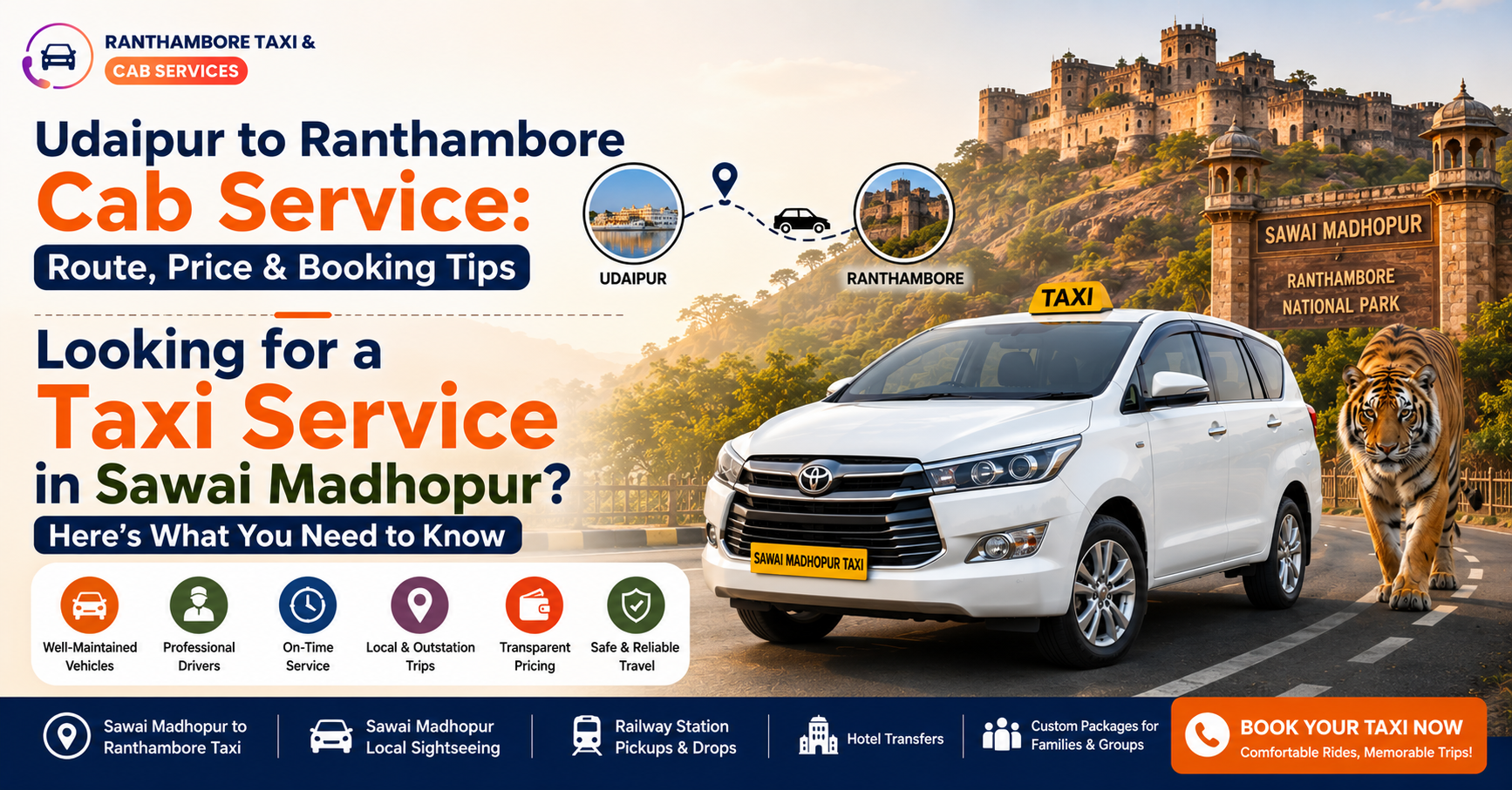 Looking for a Taxi Service in Sawai Madhopur? Here’s What You Need to Know
