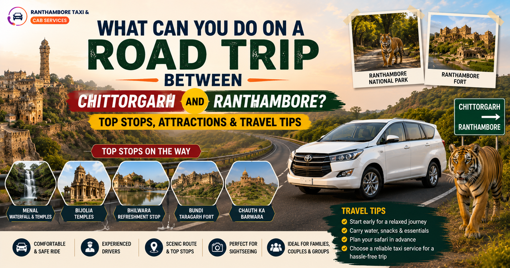 What Can You Do on a Road Trip Between Chittorgarh and Ranthambore? Top Stops, Attractions & Travel Tips