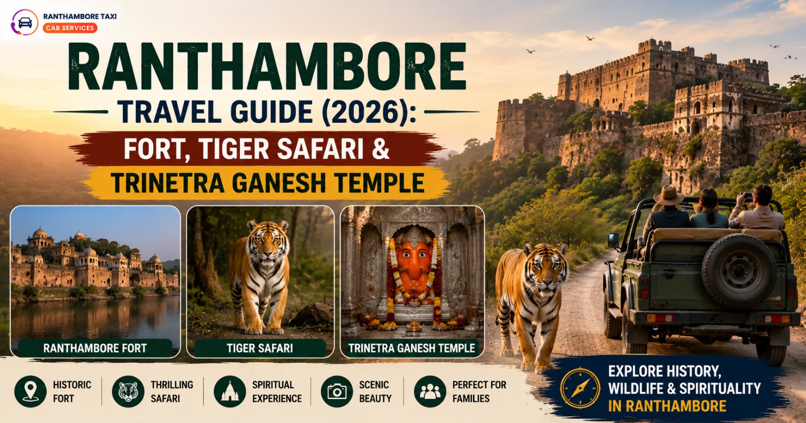 Ranthambore Travel Guide 2026: Fort & Tiger Safari
